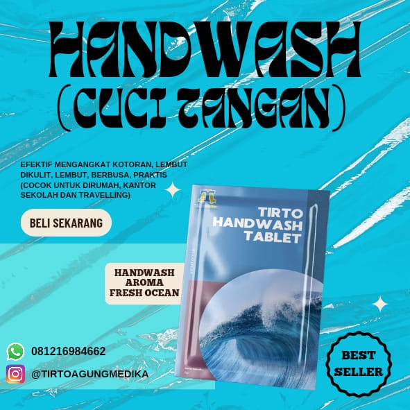 Handwash Aroma Ocean Fresh isi 10 Tablet