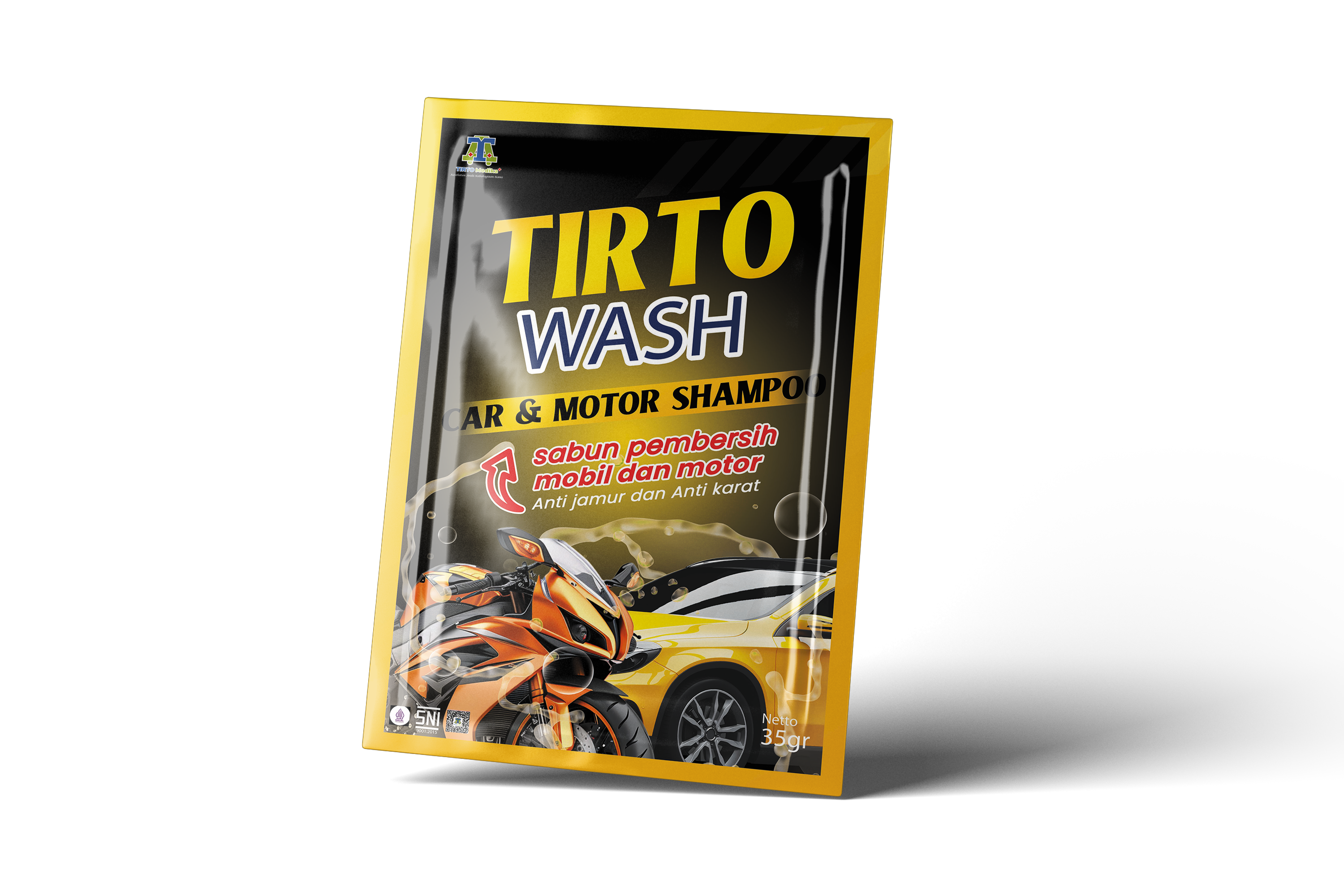 Car and Motor Shampoo Powder (Sabun Cuci Motor & Mobil) 35 gr & 10 gr