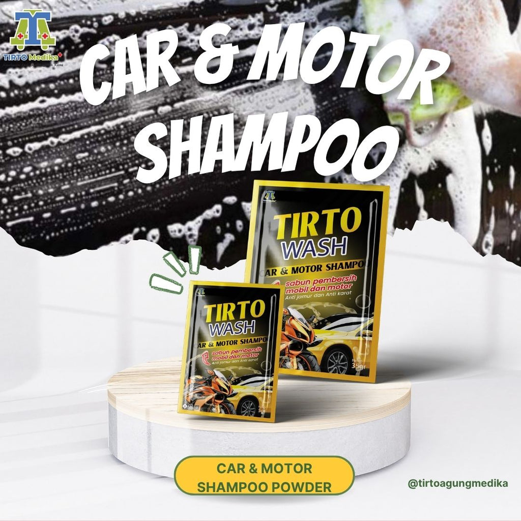 Car and Motor Shampoo Powder (Sabun Cuci Motor & Mobil) 35 gr & 10 gr