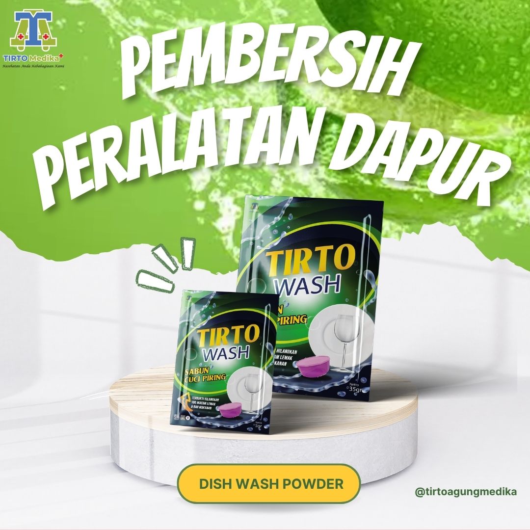 Dish Wash Powder (Sabun Cuci Piring) 35 gr & 10 gr