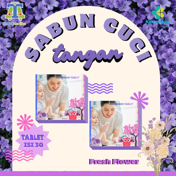 Handwash Tablet isi 30 (Fresh Flower)