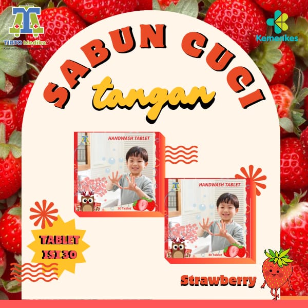 Handwash Kotak isi 30 (strawberry)