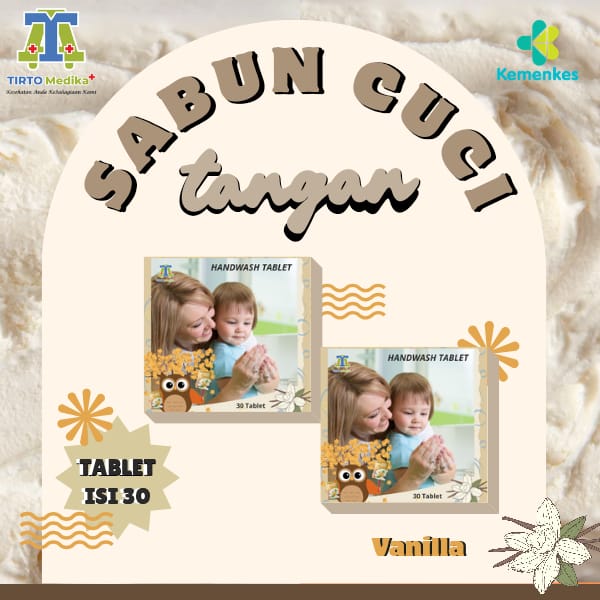 Handwash Tablet isi 30 (vanilla)